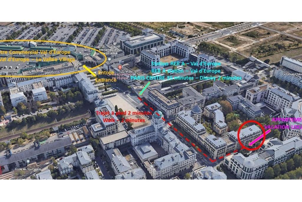Appartement Familial 8 Personnes Proche De Disney Et Paris Chessy  Esterno foto